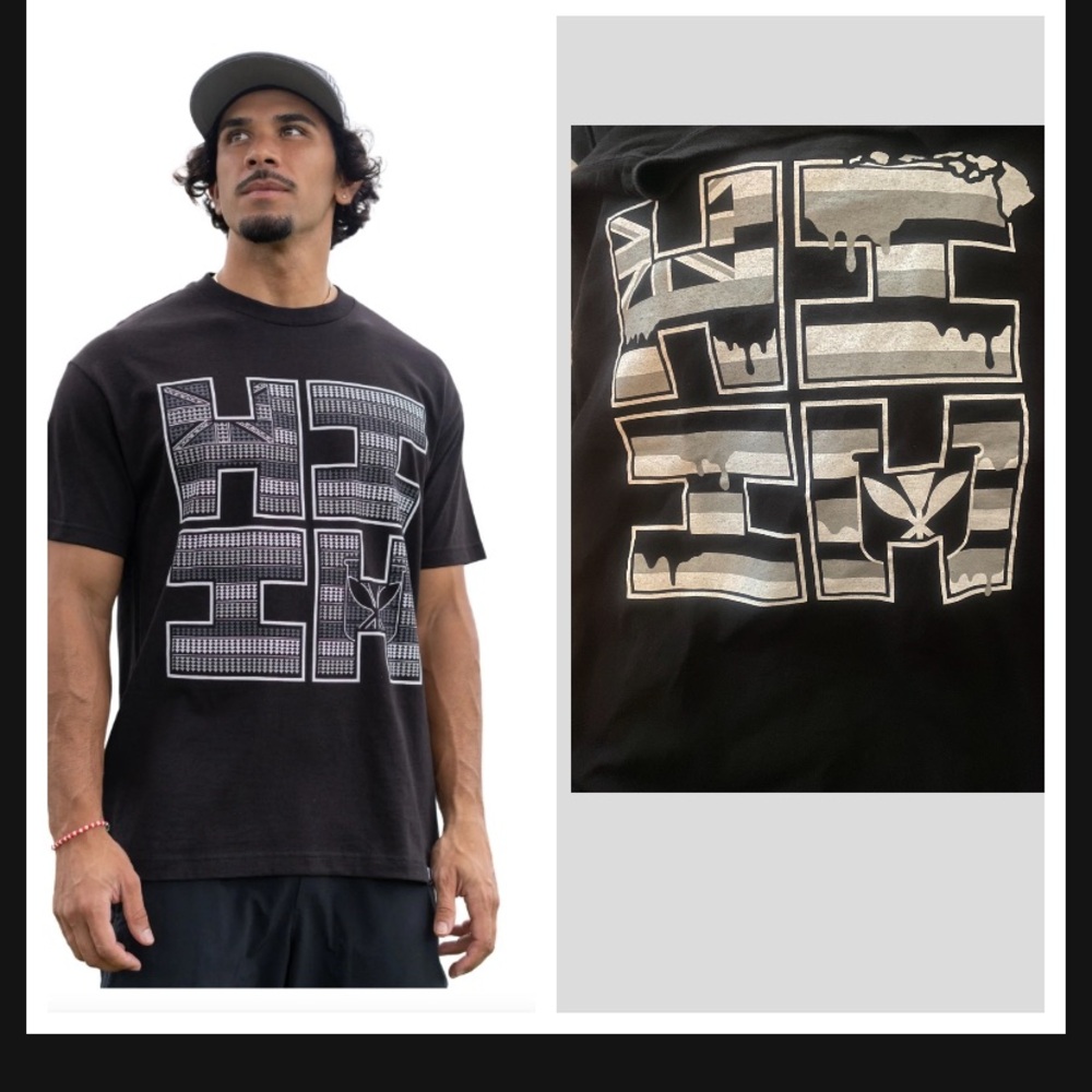 Hawaii's Finest Mens Black graphic t-shirt